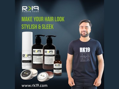 Popular Afghan cricketer Rashid Khan launches his men's fashion brand RK 19