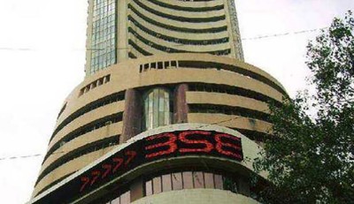 Sensex moves up 574.35 pts