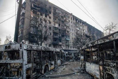 Russian forces turns Mariupol into dust: Ukraine