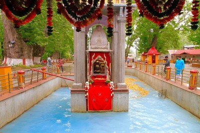 Jammu and Kashmir: Members of Mulim community join Kashmiri Pandits in celebrating Kheer Bhawani festival in Ganderbal