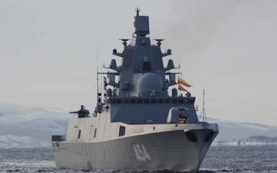 Russia begins navy drill in Barents Sea