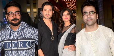 Prosenjit Chatterjee, Abir Chatterjee, others attend Kuler Achaar premiere