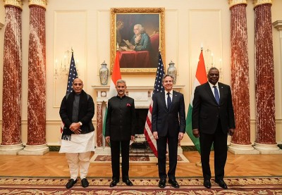 Rajnath Singh, Jaishankar at India-US 2+2 dialogue