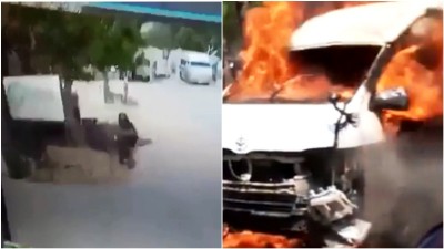 Caught on camera, woman suicide bomber blows herself up in Karachi, kills 4 including 3 Chinese nationals