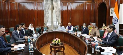 UAE Minister of Economy Abdulla Bin Touq Al Marri meets Finance Minister Nirmala Sitharaman