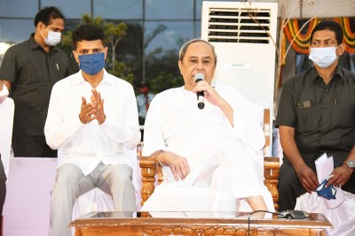 Odisha CM Naveen Patnaik at inauguration of Shri Jagannath Medical College and Hospital in Puri