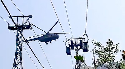 At least 2 dead in cable car accident in Jharkhand's Deoghar, rescue ops continue