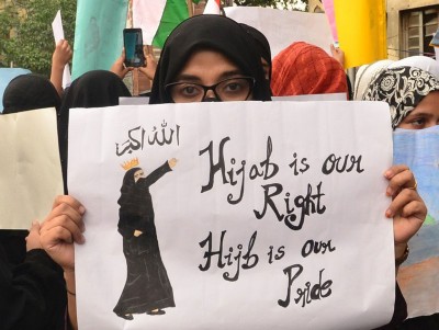 Karnataka: FIR filed against hijab-wearing students for violating prohibitory orders