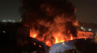 Major fire breaks out in Kolkata tannery, firefighting ops underway