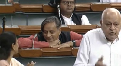 Shashi Tharoor's chat with Supriya Sule in Lok Sabha triggers memes, Congress MP responds