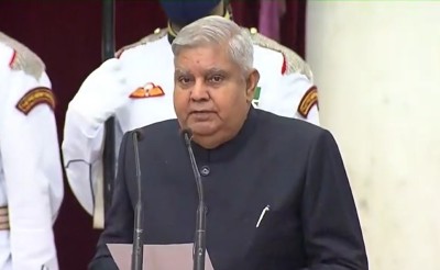 Jagdeep Dhankhar takes oath as India's 14th Vice President