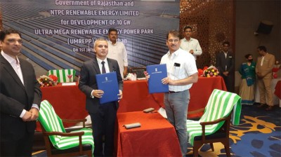 NTPC REL inks MoU with Rajasthan govt to develop 10 GW renewable energy project