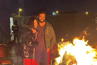 Katrina Kaif, Vicky Kaushal celebrate first Lohri post wedding