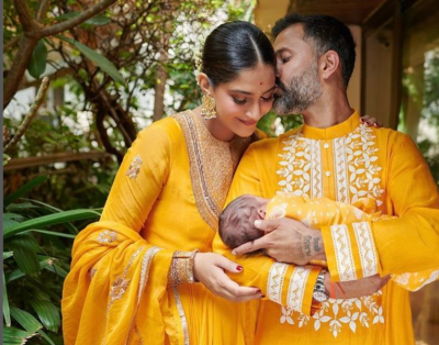 'In the spirit of Hanuman and Bheem': Sonam Kapoor, Anand Ahuja name their son 'Vayu'; share pics