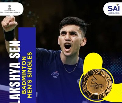 Indian badminton sensation Lakshya Sen clinches men's single title at CWG