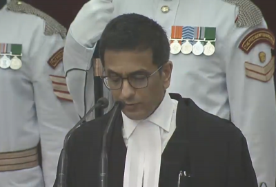 Justice DY Chandrachud takes oath as 50th CJI