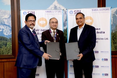 Tata Motors, State Bank of India join hands, offer electronic dealer finance program to authorized Tata passenger electric vehicle dealers