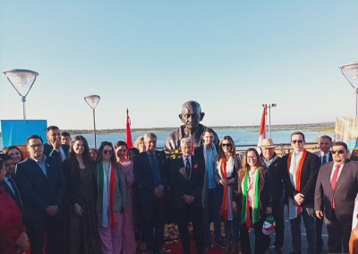 S Jaishankar unveils bust of Mahatma Gandhi in Paraguay