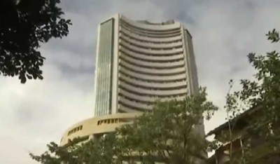 Sensex down by over 200 points