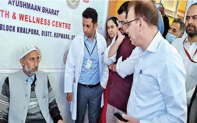 Jammu and Kashmir:  4th anniversary of Ayushmann Bharat Health and Wellness Centre