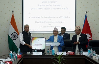 India hands over 80 vehicles as gift to Nepal ahead of polls