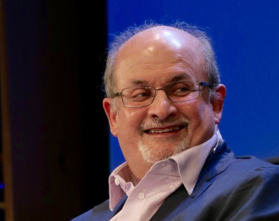 Popular writer Salman Rushdie taken off ventilator, able to talk again