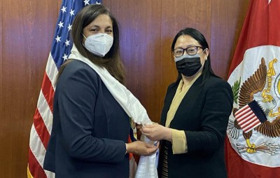 Tibetan government-in-exile minister meets US special coordinator for Tibetan issues Uzra Zeya