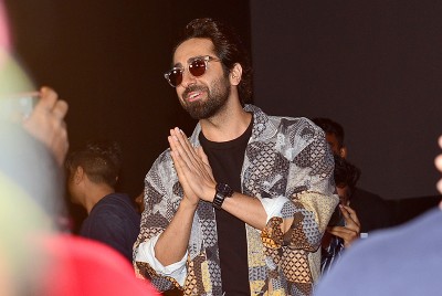 Ayushmann Khurrana promotes Anek in Kolkata