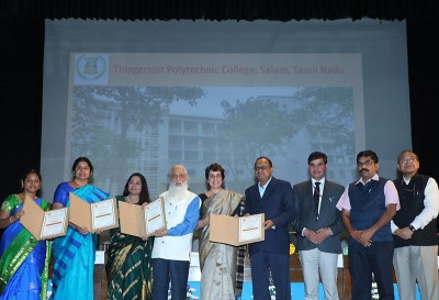 2 out of 8 winners in AICTE Lilavati awards conferred to Salem’s Sona College of Technology, Thiagarajar Polytechnic College teams