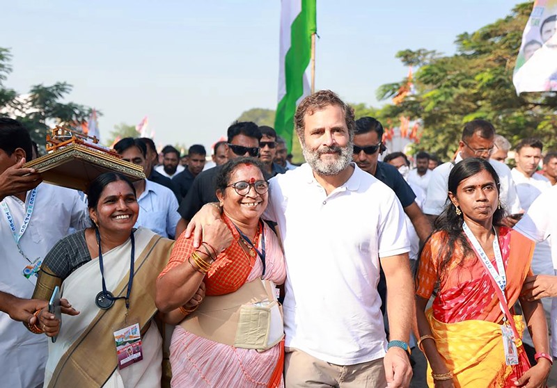 Rahul Gandhi in Bharat Jodo Yatra