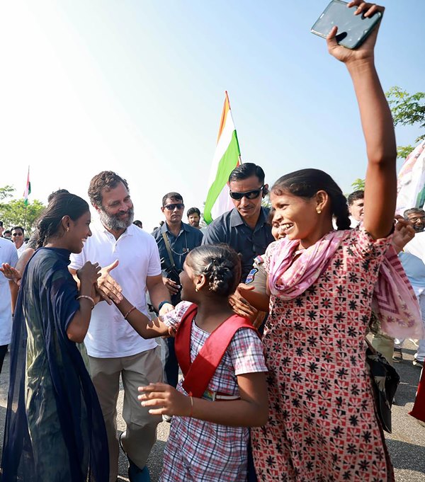 Rahul Gandhi in Bharat Jodo Yatra