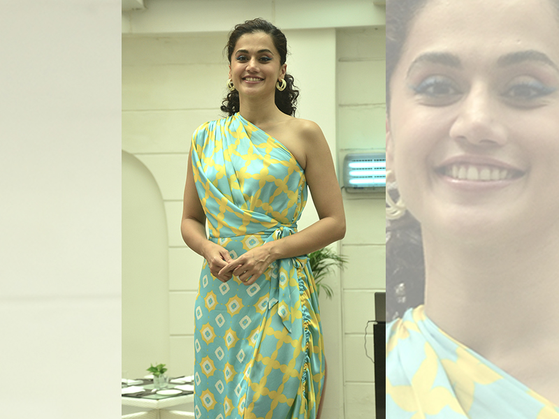 Taapsee Pannu, Pavail Gulati promote Dobaaraa in Kolkata