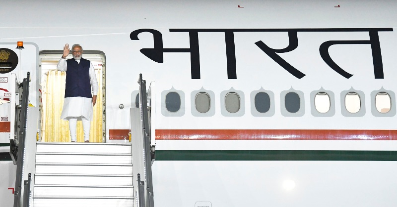 PM Modi emplanes for Munich today