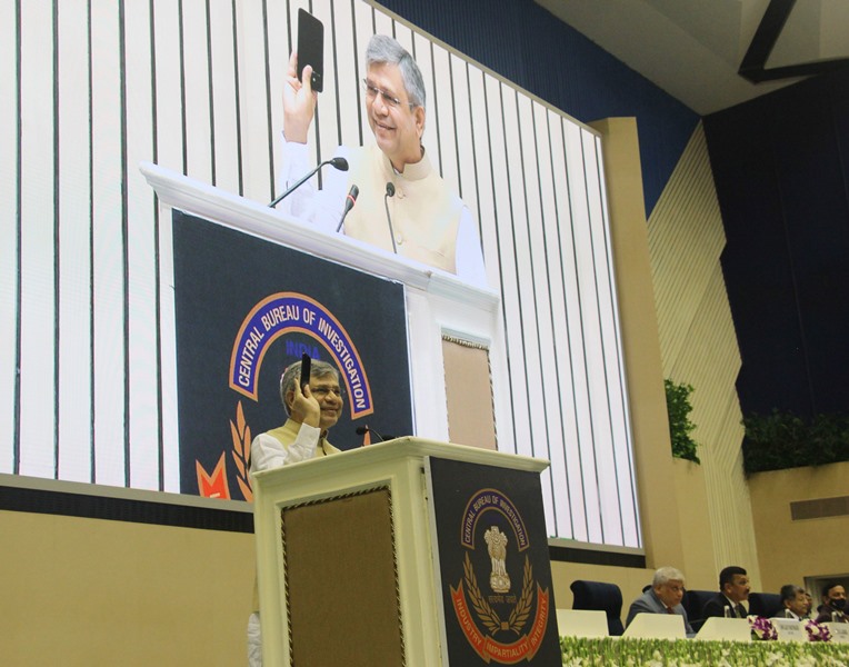 Ashwini Vaishnaw addresses conference of CBI