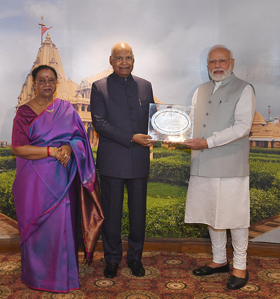 PM Modi hosts dinner for outgoing President Ram Nath Kovind