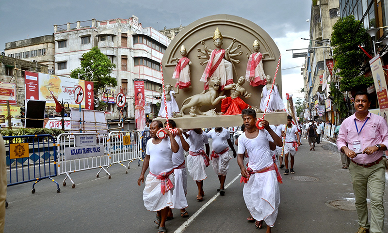 Moments from Mamata Banerjee's mega rally in Kolkata thanking UNESCO for Durga Puja tag