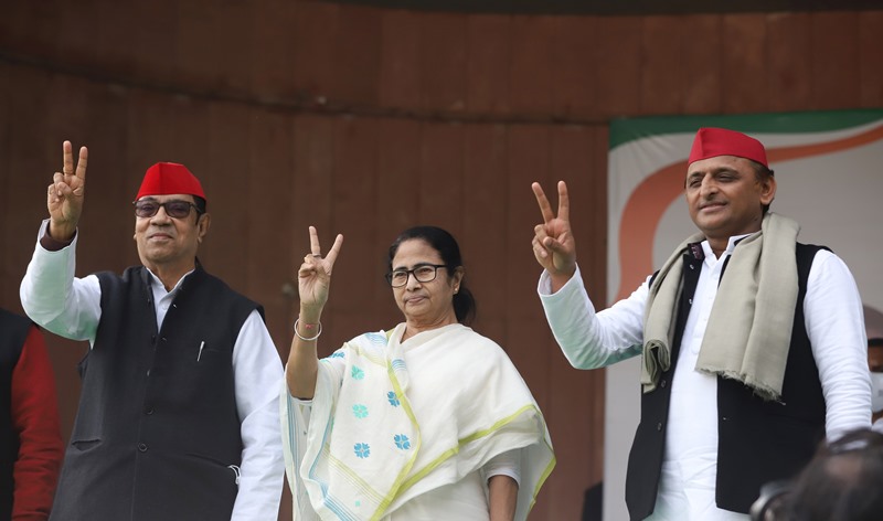 UP Polls: Mamata Banerjee holds joint press conference with Akhilesh Yadav