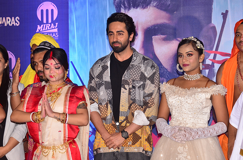 Ayushmann Khurrana promotes Anek in Kolkata