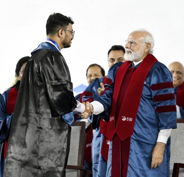 PM Modi addresses graduation ceremony of ISB Hyderabad