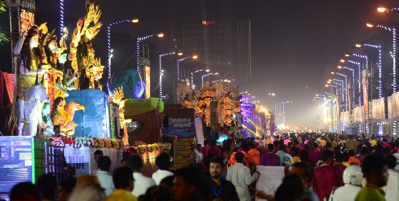 Glimpses from Kolkata's mega Durga Puja Carnival 2023