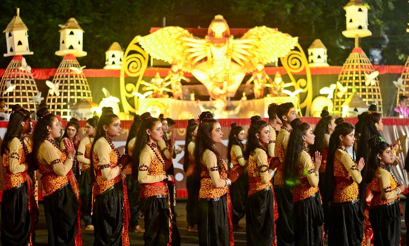 Glimpses from Kolkata's mega Durga Puja Carnival 2023