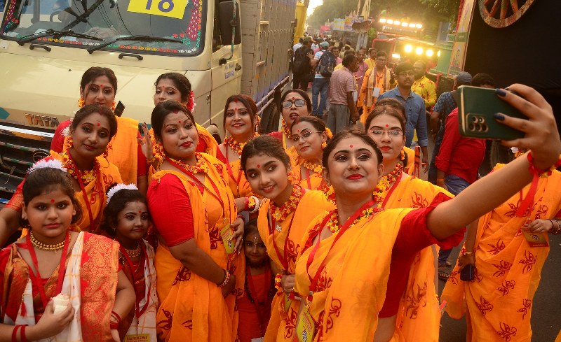 Glimpses from Kolkata's mega Durga Puja Carnival 2023