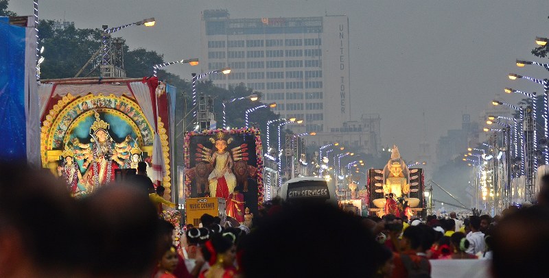 Glimpses from Kolkata's mega Durga Puja Carnival 2023