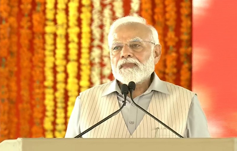 PM modi addresses public meeting in Telangana