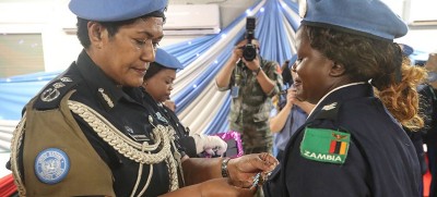 Zambia: New grant gives boost to women peacekeepers