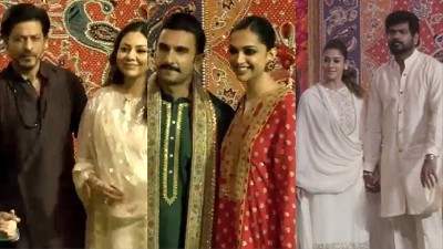 SRK, Deepika Padukone, Nayanthara create 'Jawan' reunion at Mukesh Ambani's Ganesh Chaturthi celebrations