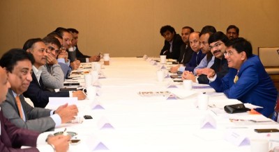 Union Minister Piyush Goyal interacts with VCs of Indian origin from Silicon Valley, holds meetings with CEOs of Micron Technology & YouTube