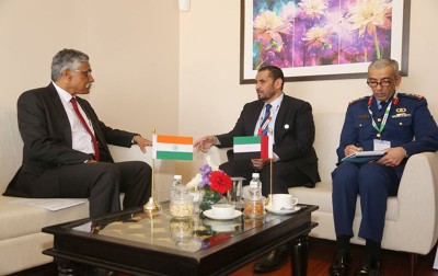 Defence Secretary holds talks with several defence delegations at Aero India 2023