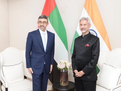 S Jaishankar meets UAE counterpart Abdullah bin Zayed Al Nahyan on sidelines of  'Friends of BRICS'