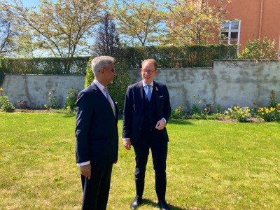 EAM S Jaishankar holds talks with Swedish FM, Defence Minister